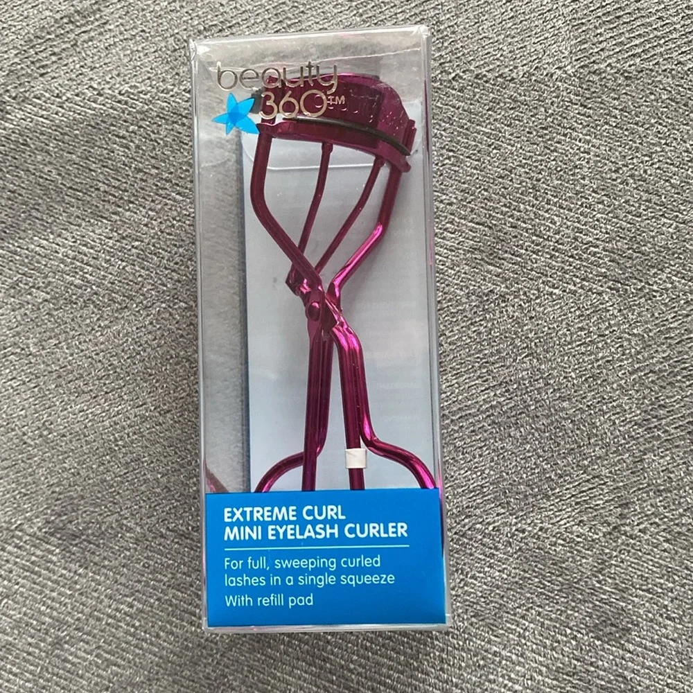 Beauty 360 Extreme Curl Eyelash Curler and Slant Tweezers